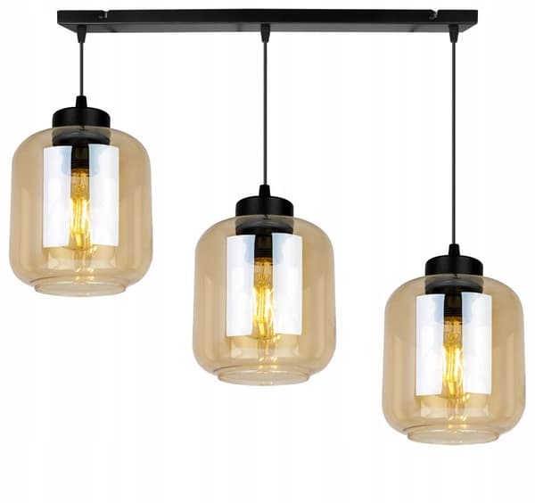 HÆNGELAMPE MODERNE ELEGANT GLASSKÆRM