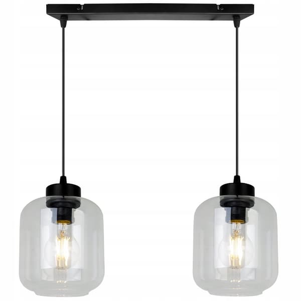 HÆNGELAMPE MODERNE ELEGANT GLASSKÆRM