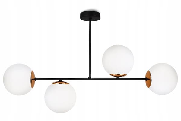 TAKLAMPA HÄNGANDE LJUSKULLAR LOFT ELEGANTA VITA GLASKULAR