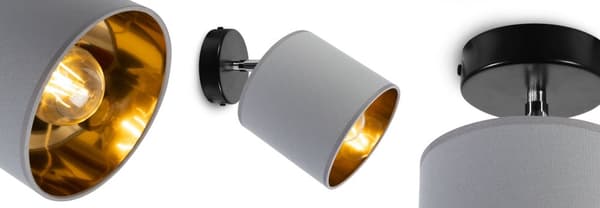 HÄNGLAMPA TAK VÄGGLAMPA GULD LED TAKSLAMPA