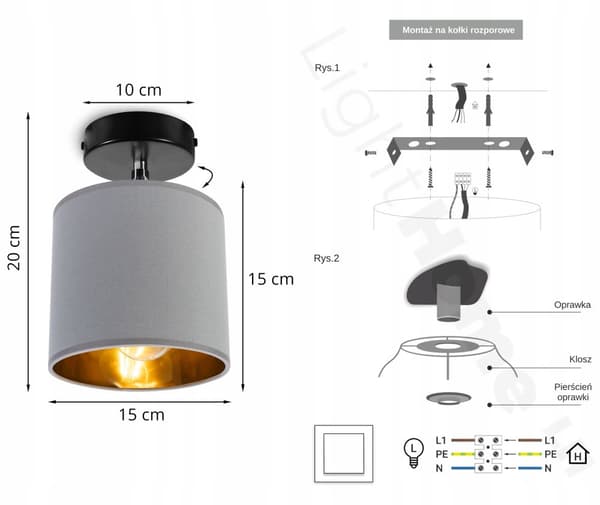 HÄNGLAMPA TAK VÄGGLAMPA GULD LED TAKSLAMPA