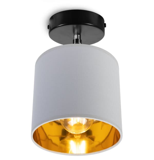 LOFT HÆNGELAMPE GYLDT VÆGLAMPE LED LOFTSLAMPE