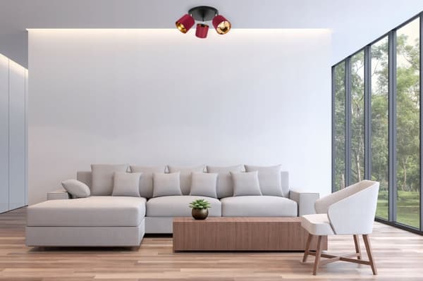 HÆNGELAMPE LOFT LYSKELYSE GYLDNE LED PLAFON