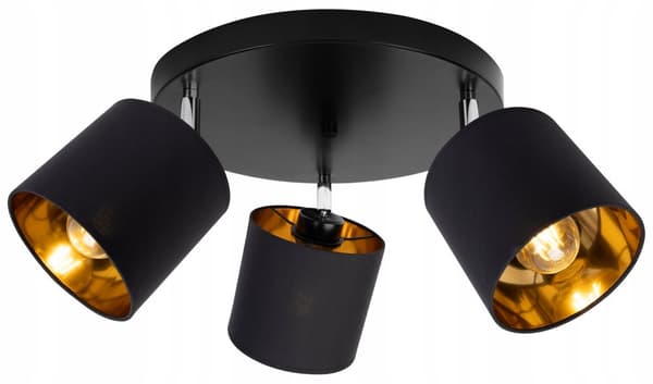 HÆNGELAMPE LOFT LYSKELYSE GYLDNE LED PLAFON
