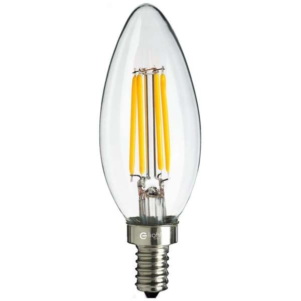 LED Filament pære E14 2700K 4W stearinlys