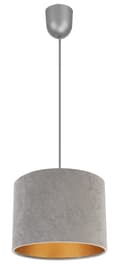 Miniatyrbild 9 av 10: ELEGANT HÄNGLAMPA GULDEN LAMPSKÄRM SAMMET VAL