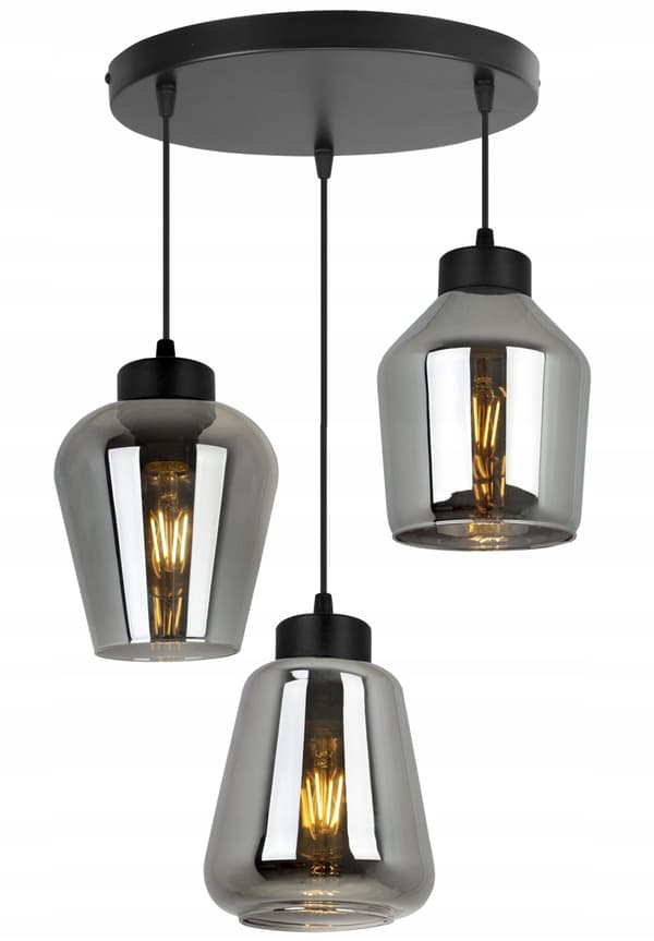 HÆNGELAMPE MODERNE ELEGANT GLASSKÆRM