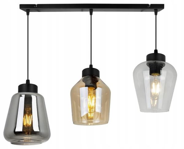 HÆNGELAMPE MODERNE ELEGANT GLASSKÆRM