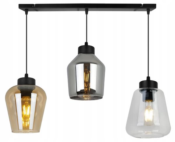 HÆNGELAMPE MODERNE ELEGANT GLASSKÆRM