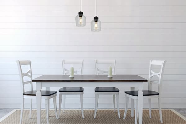 HÆNGELAMPE MODERNE ELEGANT GLASSKÆRM