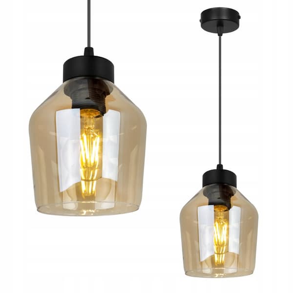 HÆNGELAMPE MODERNE ELEGANT GLASSKÆRM