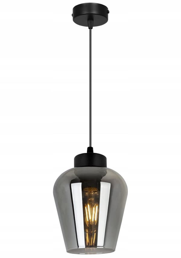 HÆNGELAMPE MODERNE ELEGANT GLASSKÆRM