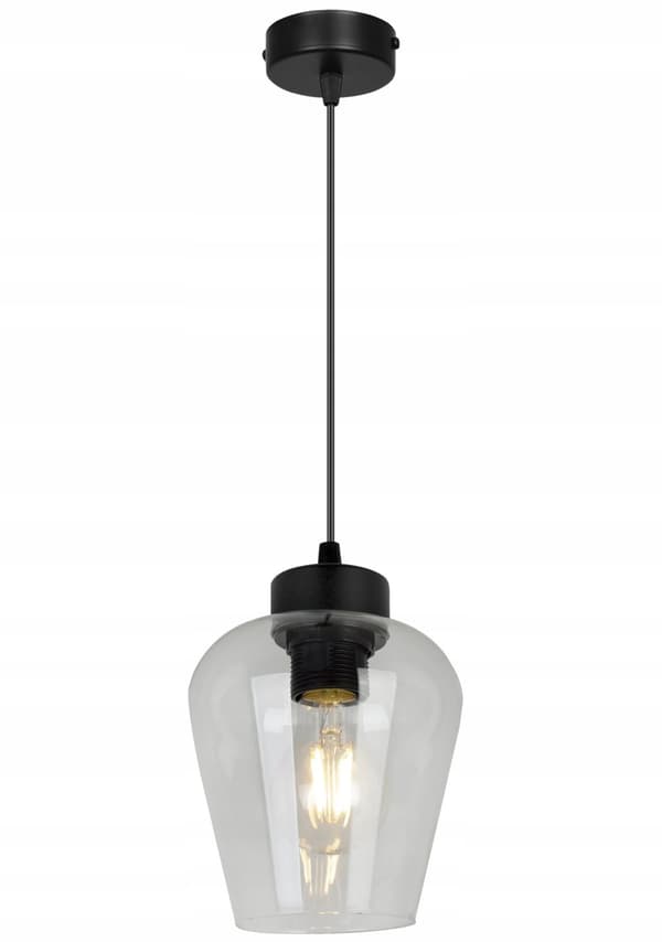 HÆNGELAMPE MODERNE ELEGANT GLASSKÆRM