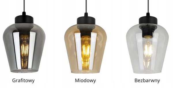 HÆNGELAMPE MODERNE ELEGANT GLASSKÆRM