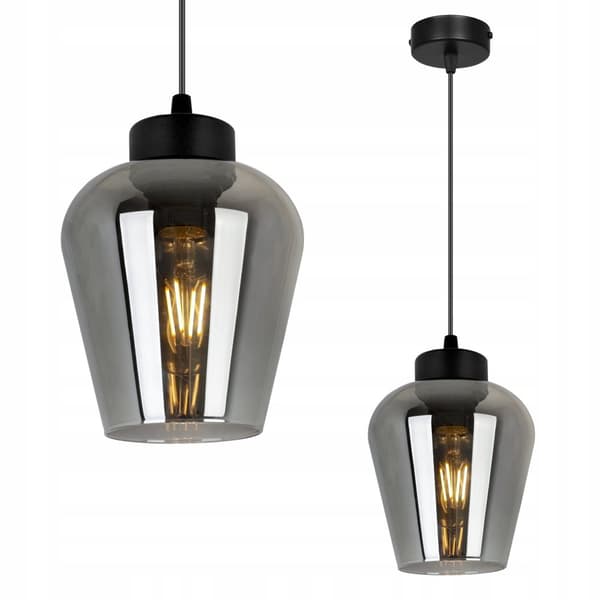 HÆNGELAMPE MODERNE ELEGANT GLASSKÆRM