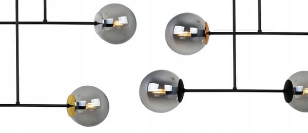 HÄNGLAMPA MODERNA GLASKULAR LED LJUSKRAN