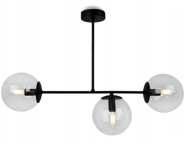 HÄNGLAMPA MODERNA GLASKULAR LED LJUSKRAN