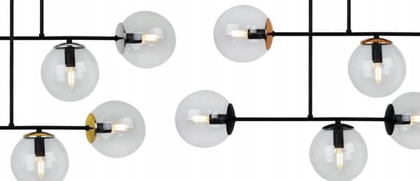 HÄNGLAMPA MODERNA GLASKULAR LED LJUSKRAN