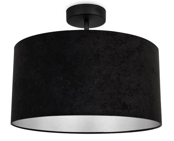 LOFTSLAMPE PLAFON LAMPESKÆRM KROM FLØJEL LED VALG