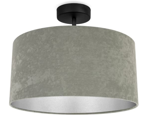 LOFTSLAMPE PLAFON LAMPESKÆRM KROM FLØJEL LED VALG
