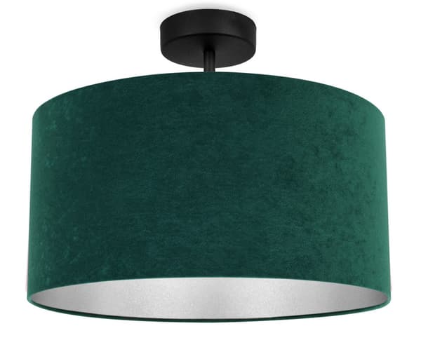 LOFTSLAMPE PLAFON LAMPESKÆRM KROM FLØJEL LED VALG