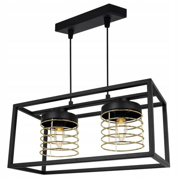 HÆNGELAMPE BUR ELEGANT METAL LAMPESKÆRM