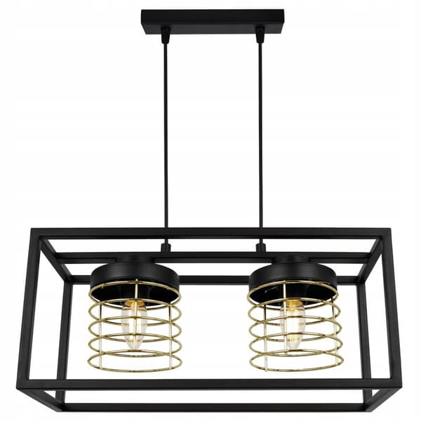 HÆNGELAMPE BUR ELEGANT METAL LAMPESKÆRM