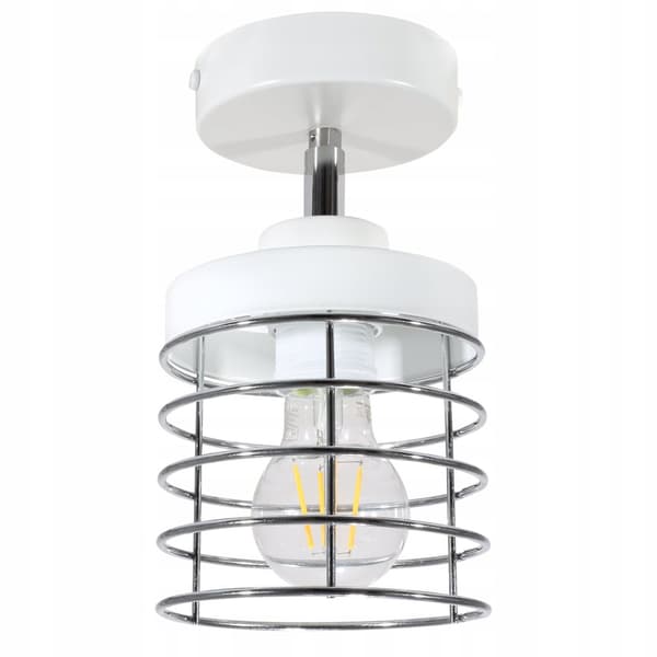 HÆNGELAMPE LOFT LYSKELYSE KROM LOFTSLAMPE LED