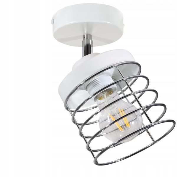 HÆNGELAMPE LOFT LYSKELYSE KROM LOFTSLAMPE LED