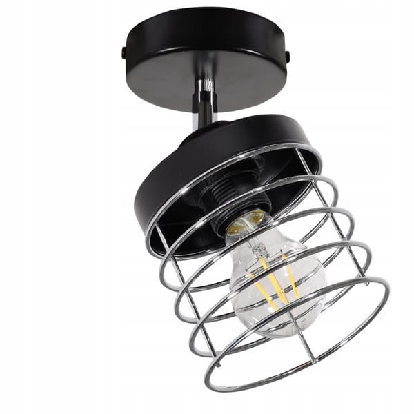 HÆNGELAMPE LOFT LYSKELYSE KROM LOFTSLAMPE LED