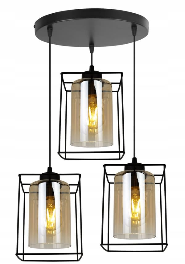 HÆNGELAMPE MODERNE ELEGANT GLASSKÆRM