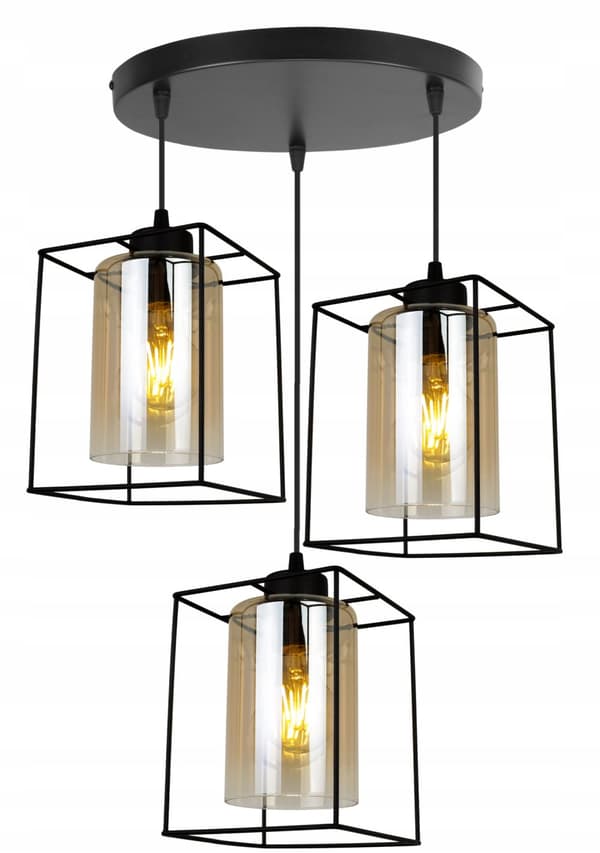 HÆNGELAMPE MODERNE ELEGANT GLASSKÆRM