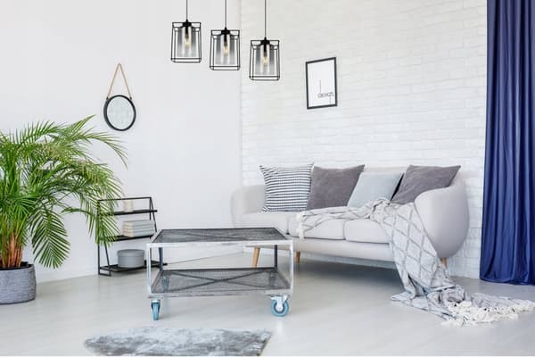HÆNGELAMPE MODERNE ELEGANT GLASSKÆRM