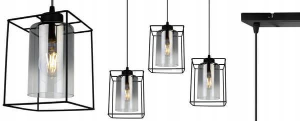 HÆNGELAMPE MODERNE ELEGANT GLASSKÆRM