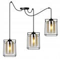 Miniatyrbild 6 av 10: HÄNGLAMPA MODERN ELEGANT GLASSKÄRM