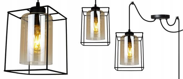 HÄNGLAMPA MODERN ELEGANT GLASSKÄRM
