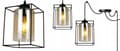 Miniatyrbild 7 av 10: HÄNGLAMPA MODERN ELEGANT GLASSKÄRM