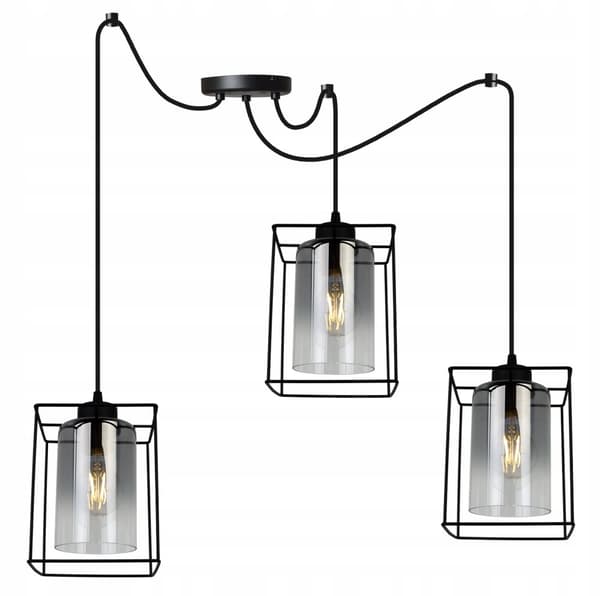 HÆNGELAMPE MODERNE ELEGANT GLASSKÆRM