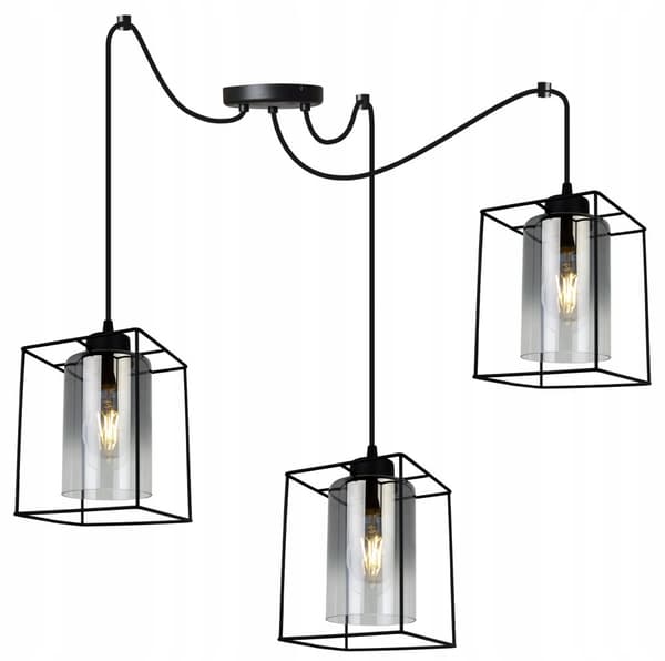 HÆNGELAMPE MODERNE ELEGANT GLASSKÆRM