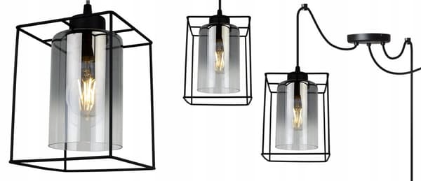 HÆNGELAMPE MODERNE ELEGANT GLASSKÆRM