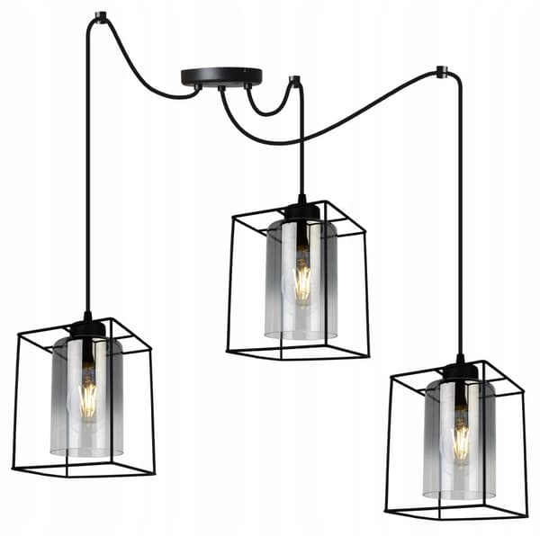 HÆNGELAMPE MODERNE ELEGANT GLASSKÆRM