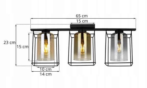 HÆNGELAMPE MODERNE ELEGANT GLASSKÆRM