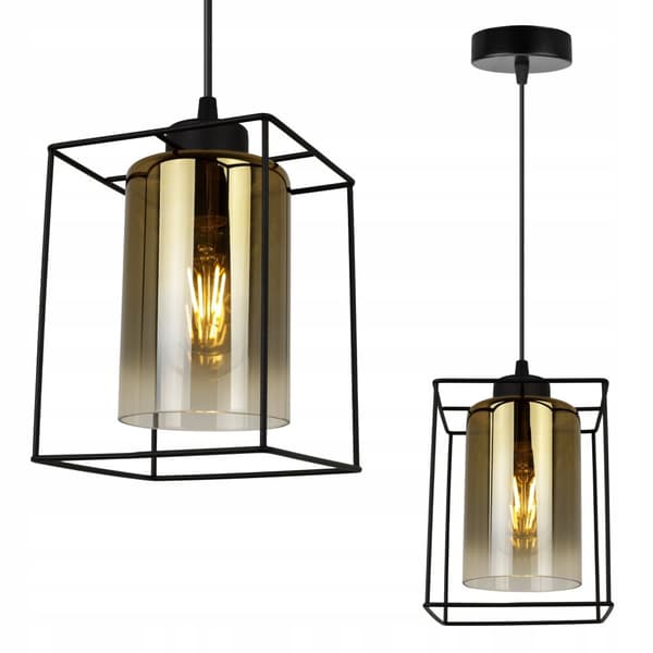 HÆNGELAMPE MODERNE ELEGANT GLASSKÆRM