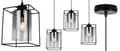 Miniatyrbild 6 av 8: HÄNGLAMPA MODERN ELEGANT GLASSKÄRM