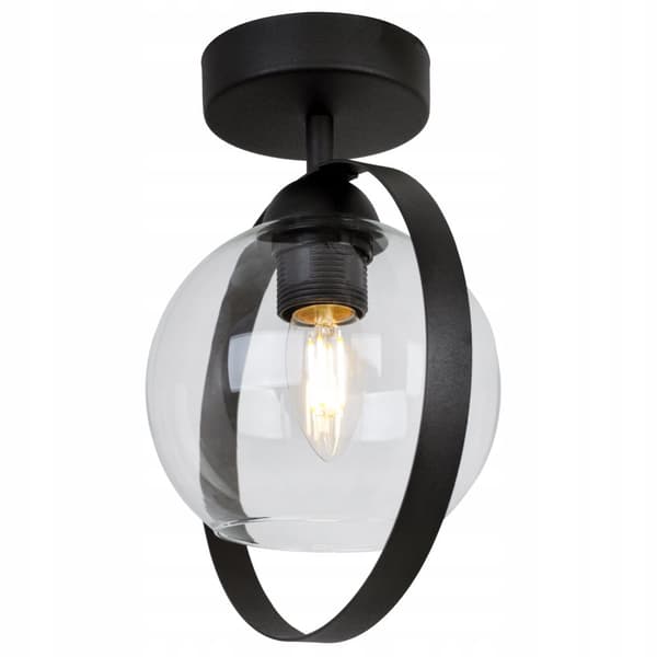 MODERN TAKSLAMPA GLAS SKUGGRING