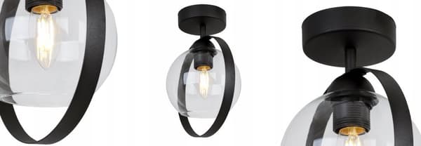 MODERN TAKSLAMPA GLAS SKUGGRING