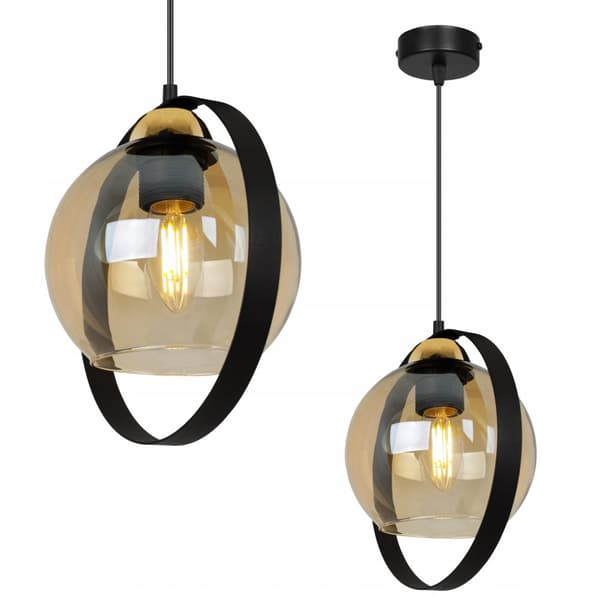 MODERN HÄNGLAMPA GLAS SKUGGRING