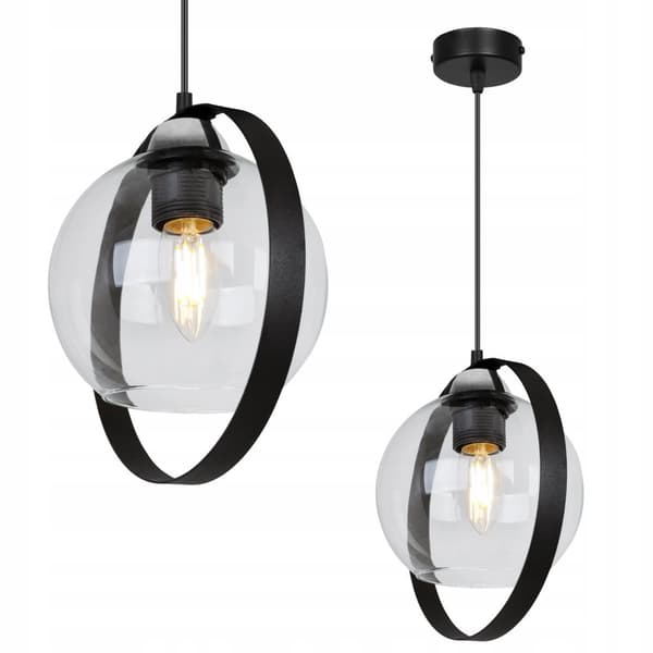 MODERN HÄNGLAMPA GLAS SKUGGRING
