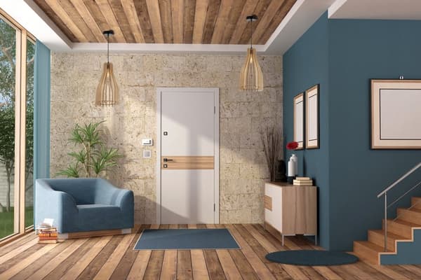 MODERNE TRÆ LED LOFT HÆNGELAMPE