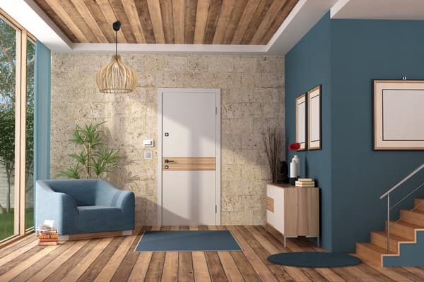MODERNE TRÆ LED LOFT HÆNGELAMPE